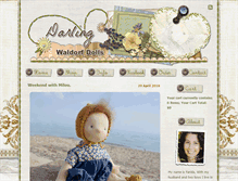 Tablet Screenshot of darlingwaldorfdolls.com